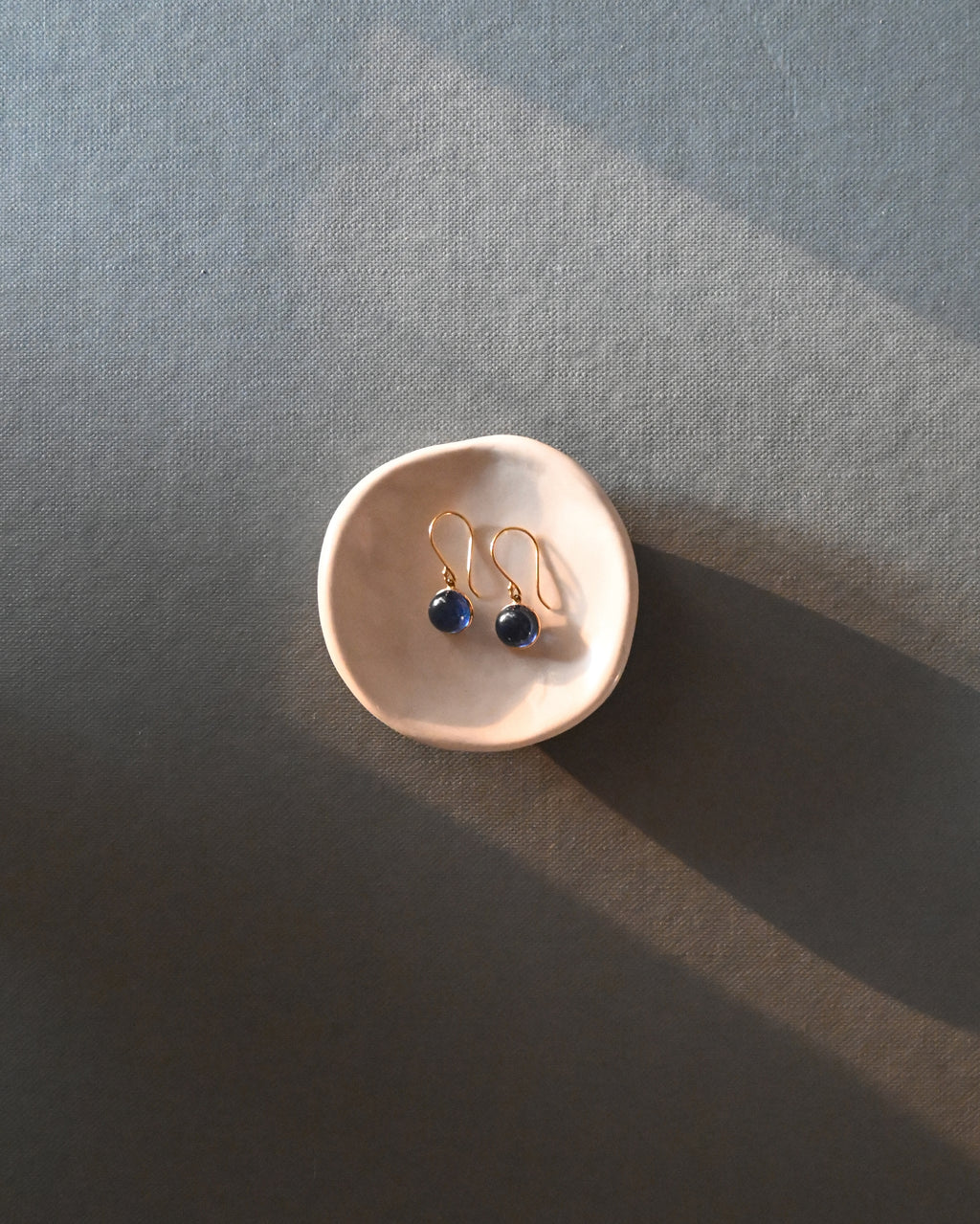 Aegeia Earrings (Blue Sapphire)