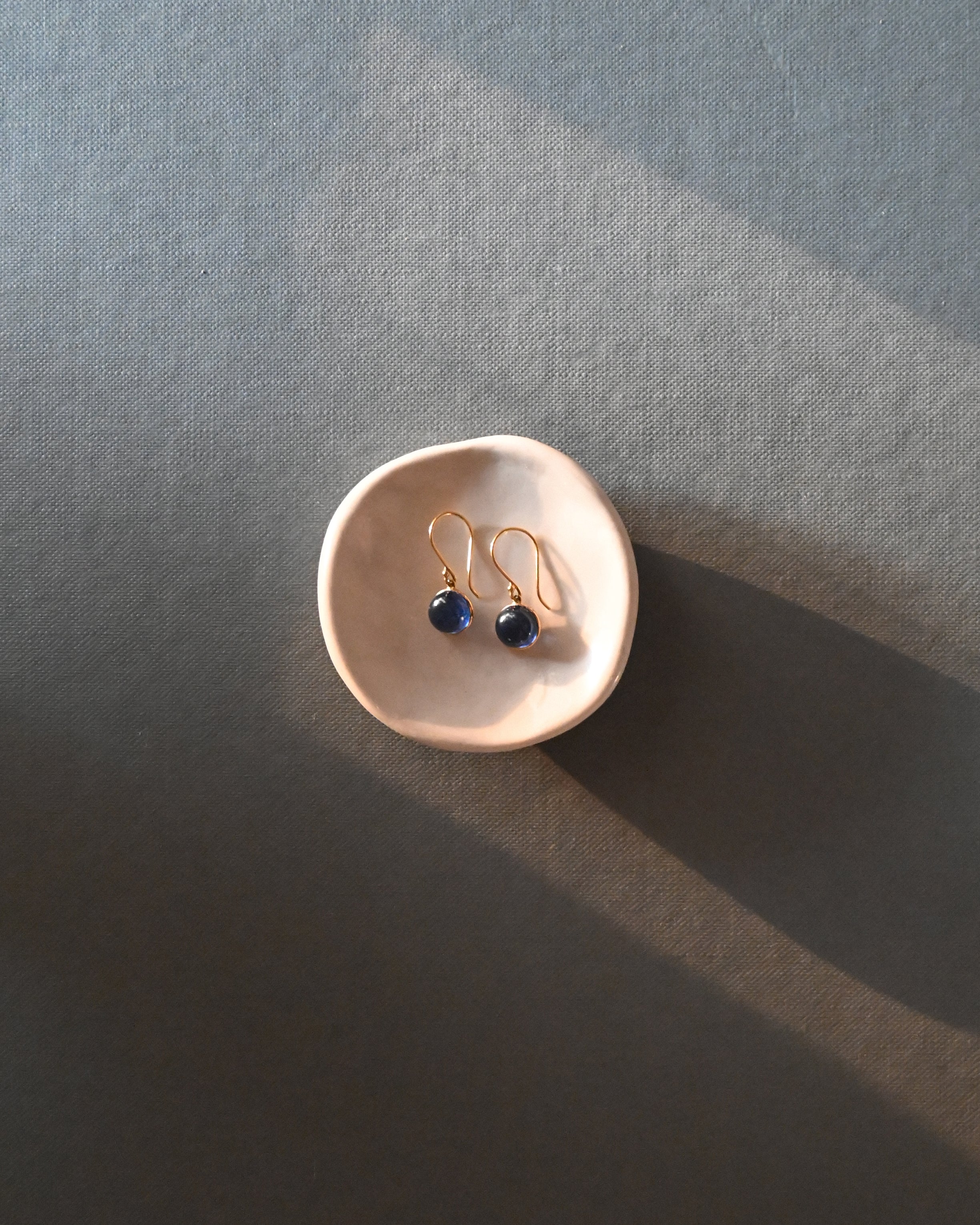 Aegeia Earrings (Blue Sapphire)