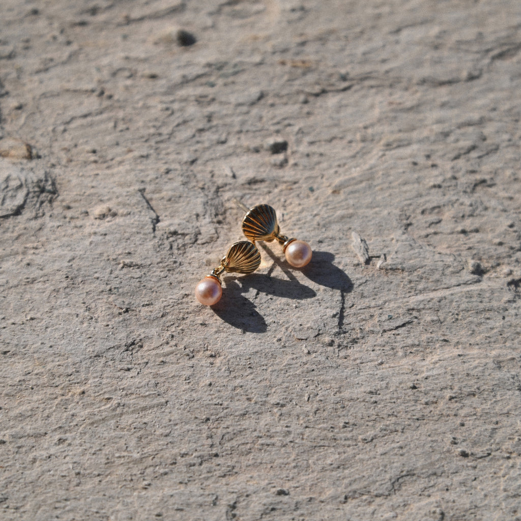 Elara Earrings (Coral)